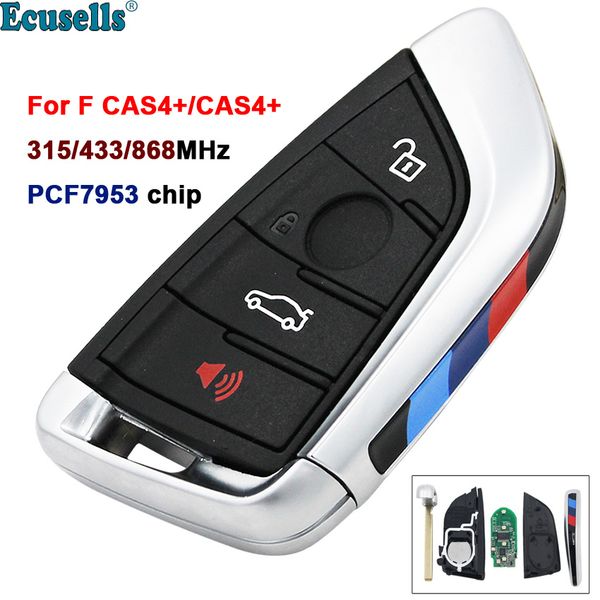 

4 buttons smart 315mhz 433mhz 868mhz keyless entry remote key for f cas4 cas4+ 1 2 3 4 5 6 7 series x5 x6 2014 2015 2016 fem