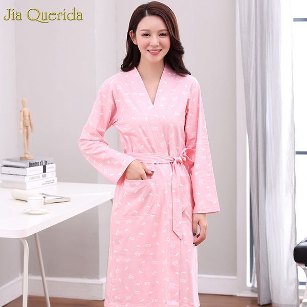 loungerwear bathrobes for woman lady 100% cotton v-neck pink fish print design cute pocket lingerie kimono robe nightwear female, Black;red
loungerwear bathrobes for woman lady 100% cotton v-neck pink fish print design cute pocket lingerie kimono robe nightwear female, Black;red