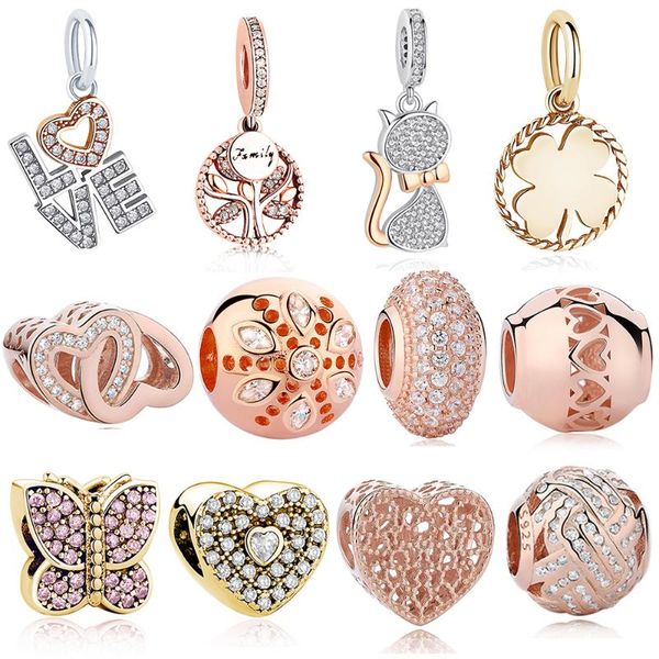 solid 925 sterling silver rose gold love heart beads fit original charm bracelet necklace for women diy fashion jewelry making
solid 925 sterling silver rose gold love heart beads fit original charm bracelet necklace for women diy fashion jewelry making