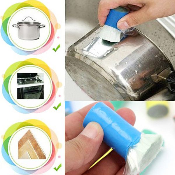 2pcs/pack magic stainless steel cleaning brush stick metal rust remover cleaning brush decontamination wipe pot brushes kitchen tools
2pcs/pack magic stainless steel cleaning brush stick metal rust remover cleaning brush decontamination wipe pot brushes kitchen tools