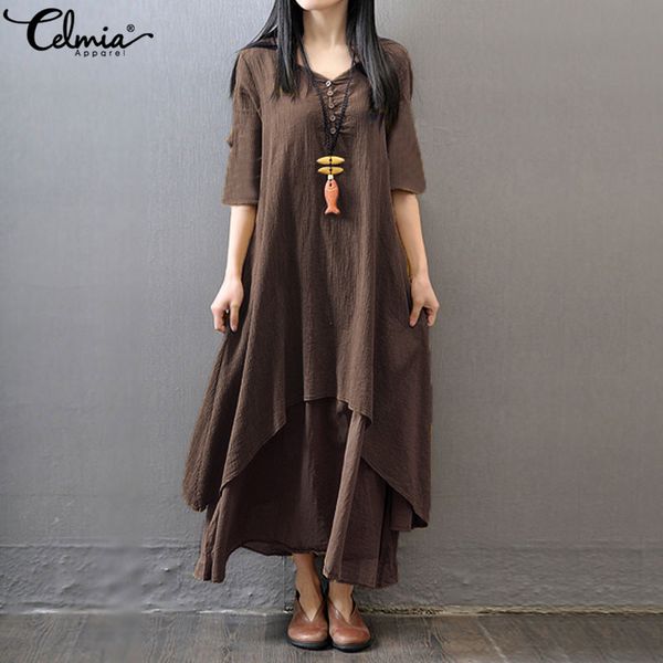 casual dresses women fashion solid asymmetrical shirt dress half sleeve v-neck ruffles ladies cotton linen vestidos plus size, Black;gray
casual dresses women fashion solid asymmetrical shirt dress half sleeve v-neck ruffles ladies cotton linen vestidos plus size, Black;gray