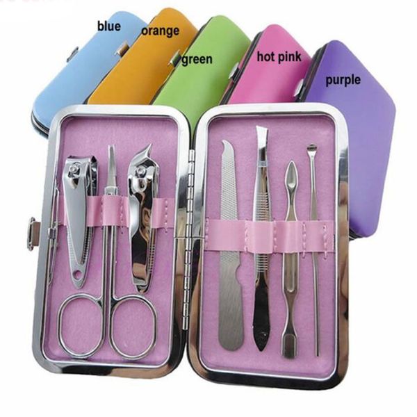 7pcs manicure set nail care clippers scissors travel kits case manicure set tool
7pcs manicure set nail care clippers scissors travel kits case manicure set tool