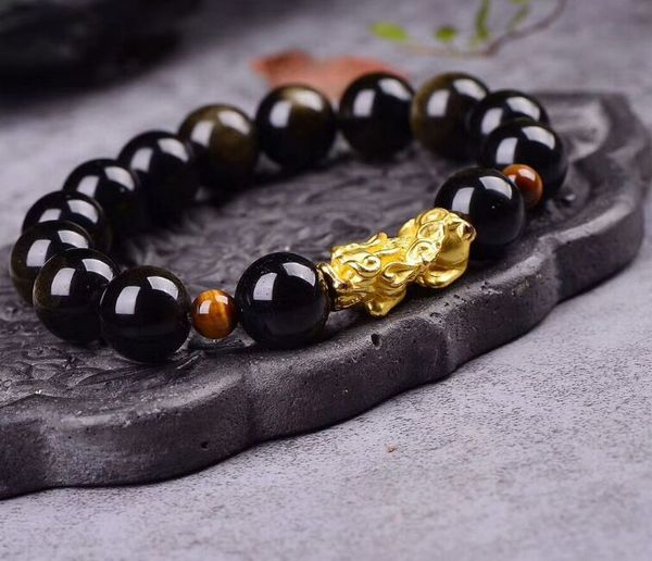 natural stone beads bracelet for men with gold color pixiu charm beads tiger eyes money amulet, Golden;silver
natural stone beads bracelet for men with gold color pixiu charm beads tiger eyes money amulet, Golden;silver