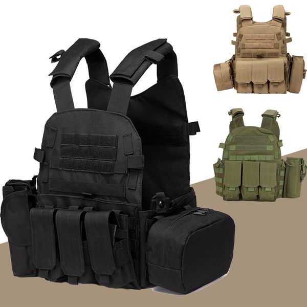 vest 6094 molle hunting vest tactical equipment men outdoor paintball games protective body armor, Camo;black
vest 6094 molle hunting vest tactical equipment men outdoor paintball games protective body armor, Camo;black