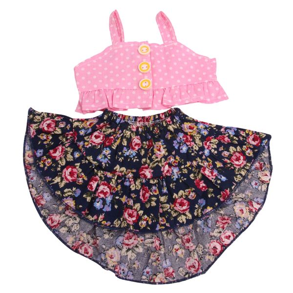 18 inch dolls clothes party dress up - condole belt & floral miniskirt outfits, comfortable
18 inch dolls clothes party dress up - condole belt & floral miniskirt outfits, comfortable