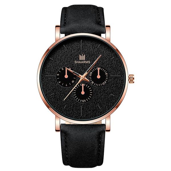 shaarms men's luxury fashion watch casual leather band sports quartz watches men wristwatch clock relojes masculino dropshipping, Slivery;brown
shaarms men's luxury fashion watch casual leather band sports quartz watches men wristwatch clock relojes masculino dropshipping, Slivery;brown