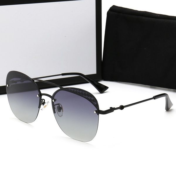 fashion womens designer polarized sunglasses mens luxury rimless sun glasses uv400 sunglasses with case and box, White;black
fashion womens designer polarized sunglasses mens luxury rimless sun glasses uv400 sunglasses with case and box, White;black