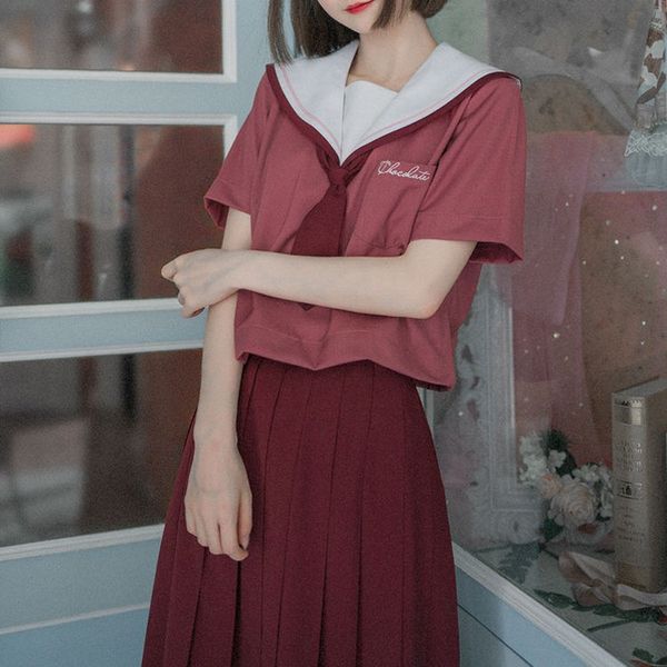 two-piece sailor skirt suit sets 2020 summer new korean uniform student japanese uniform skirt sets fashion suit for women, White
two-piece sailor skirt suit sets 2020 summer new korean uniform student japanese uniform skirt sets fashion suit for women, White