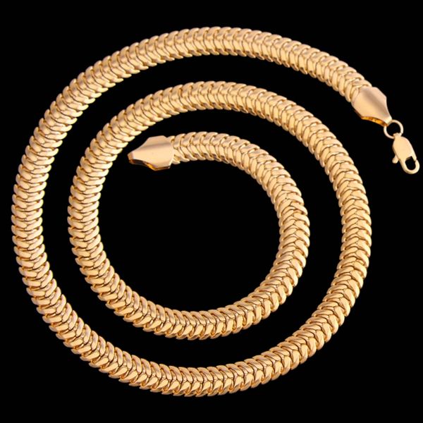 herringbone chain link 18k yellow gold filled thick heavy choker chain necklace mens jewelry 60cm lomg, Silver
herringbone chain link 18k yellow gold filled thick heavy choker chain necklace mens jewelry 60cm lomg, Silver