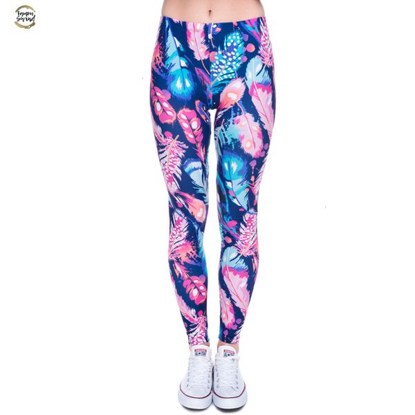 quality high leggings feathers color printing fitness legging elasticity leggins high waist slim legins trouser pants, Black
quality high leggings feathers color printing fitness legging elasticity leggins high waist slim legins trouser pants, Black