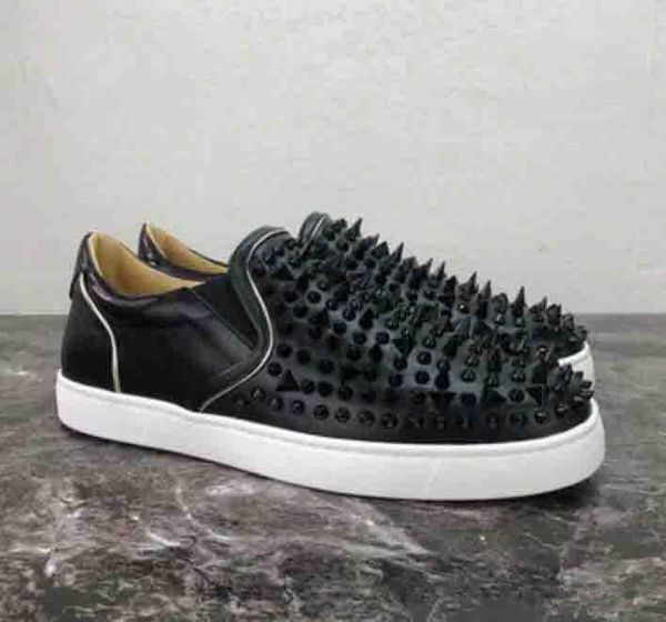 designer luxury red bottom loafers brand women,men roller boat black white genuine leather spikes slip on casual wedding party flats walking
designer luxury red bottom loafers brand women,men roller boat black white genuine leather spikes slip on casual wedding party flats walking