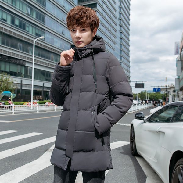 winter new coat men's warm thick fashion solid color casual hooded coat man streetwear wild loose cotton long jacket parka men, Black
winter new coat men's warm thick fashion solid color casual hooded coat man streetwear wild loose cotton long jacket parka men, Black