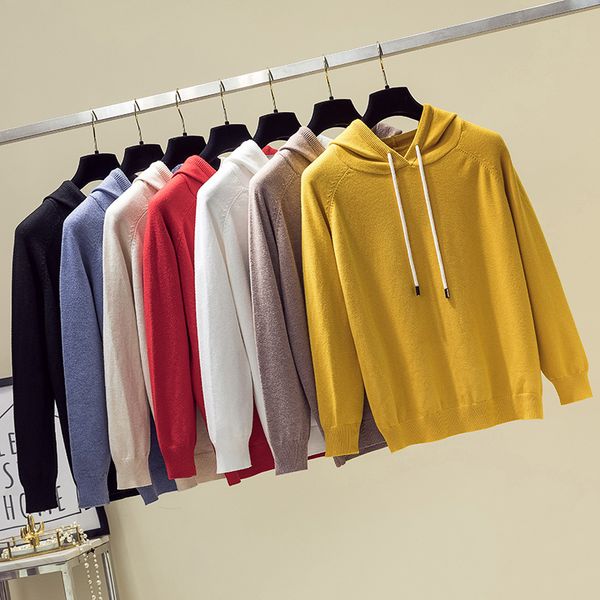 new arrival sweater women long sleeve loose hooded knitted women pullover sweater 2019 autumn winter casual ladies jumpers coats, White;black
new arrival sweater women long sleeve loose hooded knitted women pullover sweater 2019 autumn winter casual ladies jumpers coats, White;black