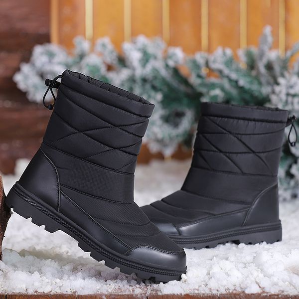 winter casual lightweight men's shoes solid color large size high-waterproof warm cotton shoes safety work men's, Black
winter casual lightweight men's shoes solid color large size high-waterproof warm cotton shoes safety work men's, Black