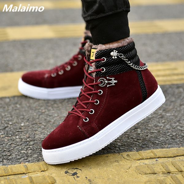 winter 2018 new high-boots, fashionable men's thick-bottomed leisure cotton boots, warm and non-slip. size 39-45, Black
winter 2018 new high-boots, fashionable men's thick-bottomed leisure cotton boots, warm and non-slip. size 39-45, Black