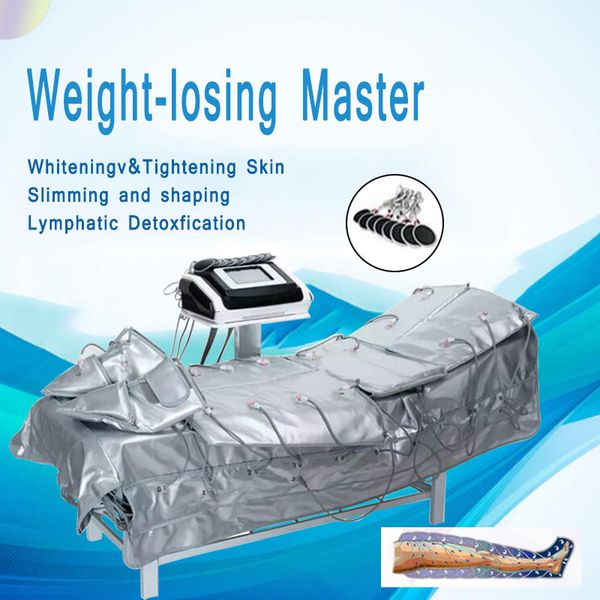 3 in 1 far infrared pressotherapy ems electric muscle stimulation sauna air pressure pressotherapy lymph drainage body slimming machine
3 in 1 far infrared pressotherapy ems electric muscle stimulation sauna air pressure pressotherapy lymph drainage body slimming machine