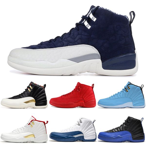 12 12s Men Basketball Shoes FIBA Game Royal Reverse Taxi Dark Grey Gym Red UNC University Blue Mens Trainers Sports Sneakers
12 12s Men Basketball Shoes FIBA Game Royal Reverse Taxi Dark Grey Gym Red UNC University Blue Mens Trainers Sports Sneakers