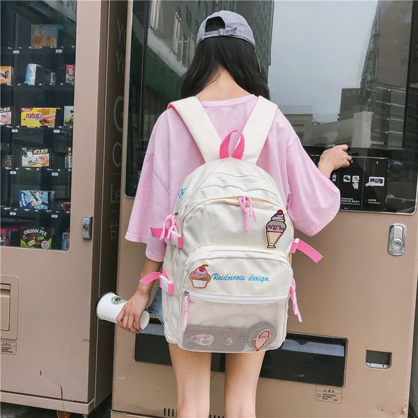 cute ice cream badge backpack women large capacity multi-layer schoolbags casual big travel backpack teen girls canvas
cute ice cream badge backpack women large capacity multi-layer schoolbags casual big travel backpack teen girls canvas