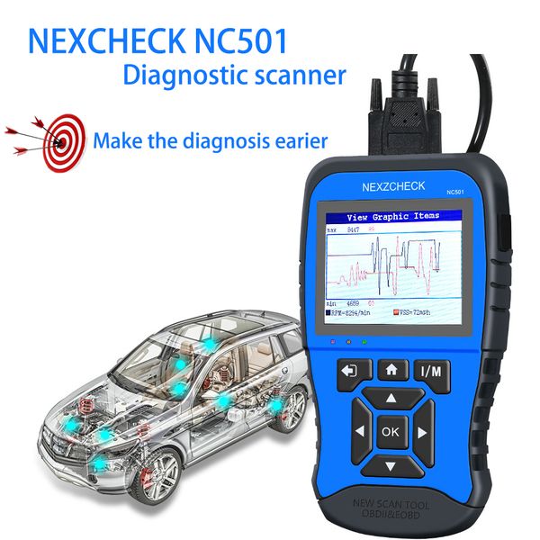 nc501 car diagnostic obd2 scanner tool read/erasure fault code automotivo multifunction obdii car repair tool
nc501 car diagnostic obd2 scanner tool read/erasure fault code automotivo multifunction obdii car repair tool