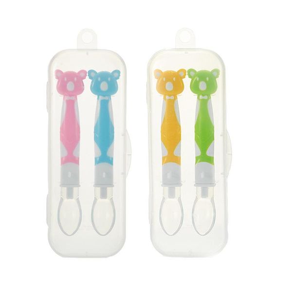 baby two-color spoon fork set baby food tableware pp spoon 2 pack
baby two-color spoon fork set baby food tableware pp spoon 2 pack