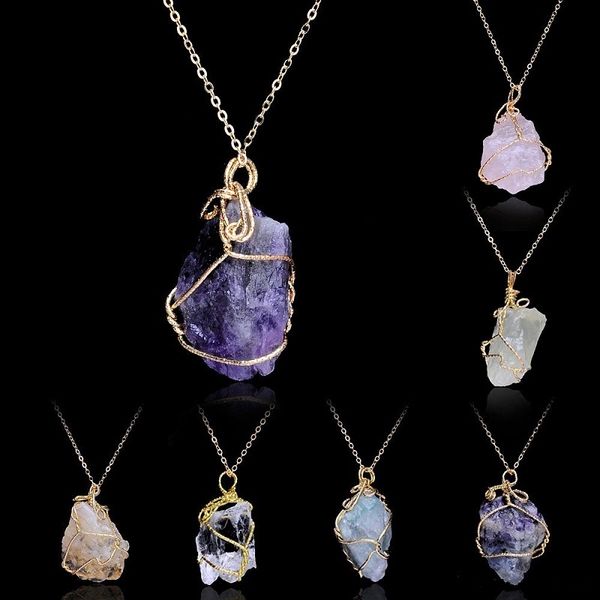 selling new style natural stone necklace multicolor natural crystal pendant sautoir, Silver
selling new style natural stone necklace multicolor natural crystal pendant sautoir, Silver