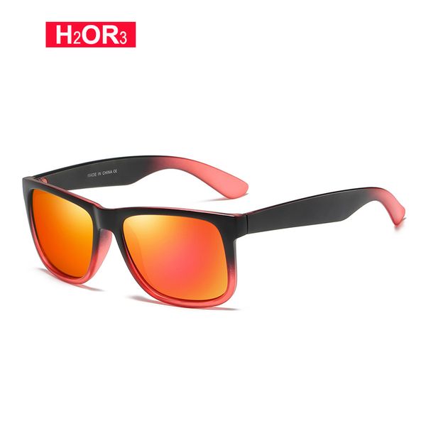 h2or3 fashion polarized sunglasses men retro square gradient sun glasses vintage male women color mirror lens driving eyewear, White;black
h2or3 fashion polarized sunglasses men retro square gradient sun glasses vintage male women color mirror lens driving eyewear, White;black
