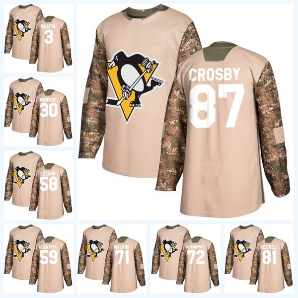 58 Kris Letang Pittsburgh Penguins Camo Veterans Day 87 Sidney Crosby 59 Jake Guentzel 71 Evgeni Malkin 72 Patric Hornqvist Hockey Jersey
58 Kris Letang Pittsburgh Penguins Camo Veterans Day 87 Sidney Crosby 59 Jake Guentzel 71 Evgeni Malkin 72 Patric Hornqvist Hockey Jersey