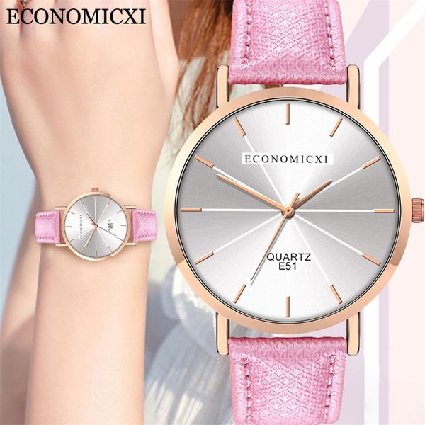 female watch fashion women's leather strap quartz analog round wrist watch ladies wrist #11, Slivery;brown
female watch fashion women's leather strap quartz analog round wrist watch ladies wrist #11, Slivery;brown