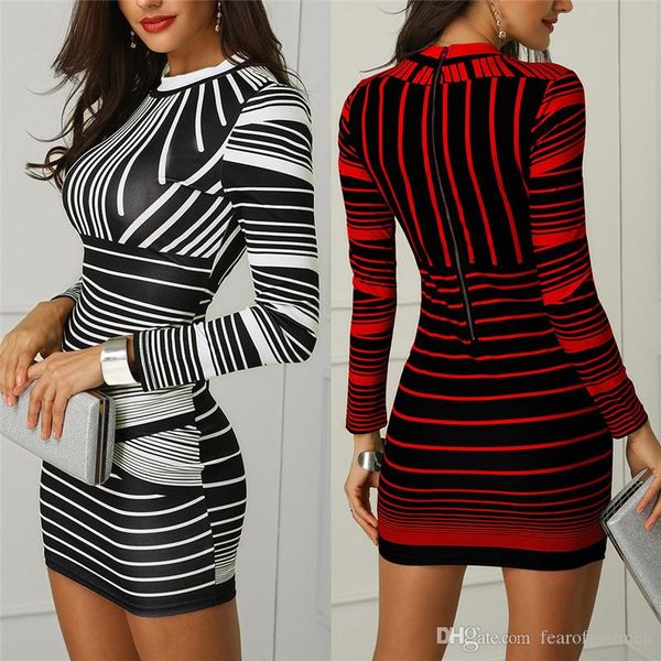 autumn women designer dresses fashion long sleeve striped print dresses women club party bodycon dress, Black;gray
autumn women designer dresses fashion long sleeve striped print dresses women club party bodycon dress, Black;gray