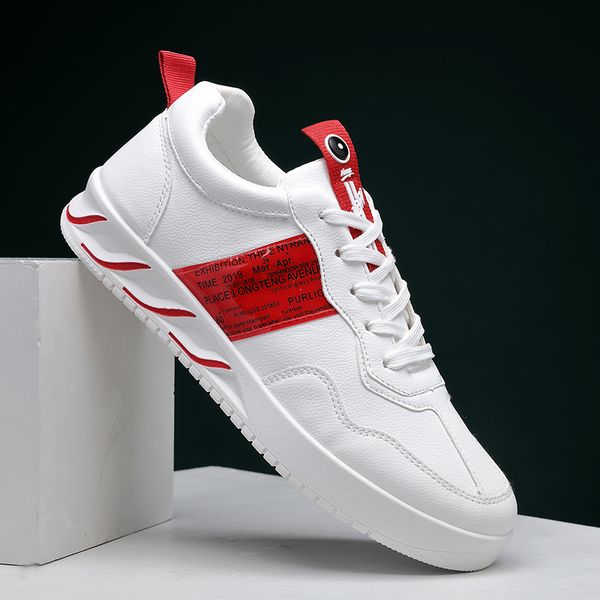 men's shoes 2019 new fashion casual students whiteboard shoes men's trend breathable pu sports zapatos hombre, Black
men's shoes 2019 new fashion casual students whiteboard shoes men's trend breathable pu sports zapatos hombre, Black