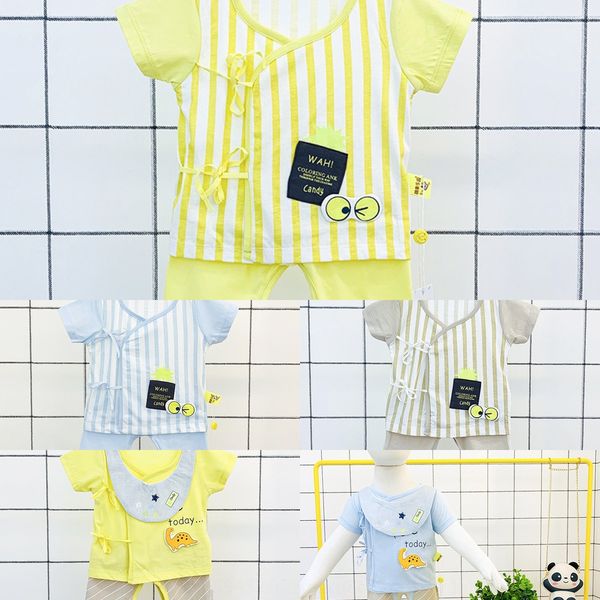 short-sleeved cotton infant clothing clothing class a newborn cute male and female baby crotch tie-up set
short-sleeved cotton infant clothing clothing class a newborn cute male and female baby crotch tie-up set
