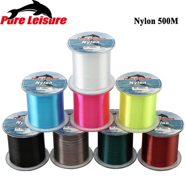 500m pureleisure nylon pesca super strong japan nylon fishing line monofilament 500m fil de peche fluorocarbone
500m pureleisure nylon pesca super strong japan nylon fishing line monofilament 500m fil de peche fluorocarbone
