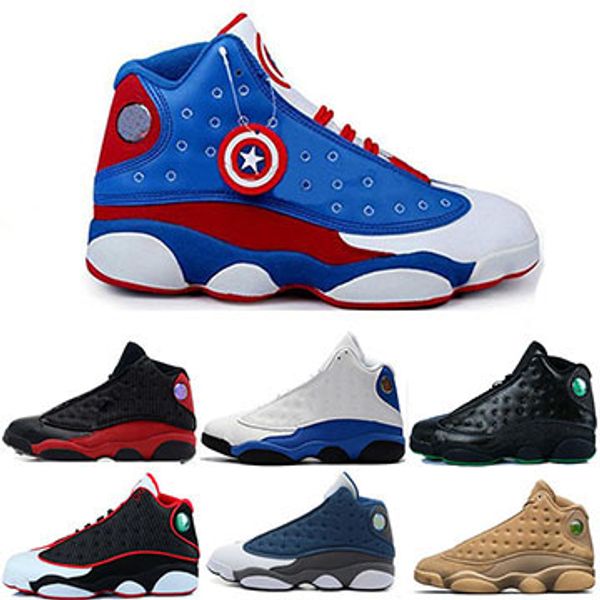 Blue Shield 13 13s Men Basketball Shoes Black Gray White hologram flints Grey Men Designer Sports Trainers Tennis Sneakers Size 7-13
Blue Shield 13 13s Men Basketball Shoes Black Gray White hologram flints Grey Men Designer Sports Trainers Tennis Sneakers Size 7-13