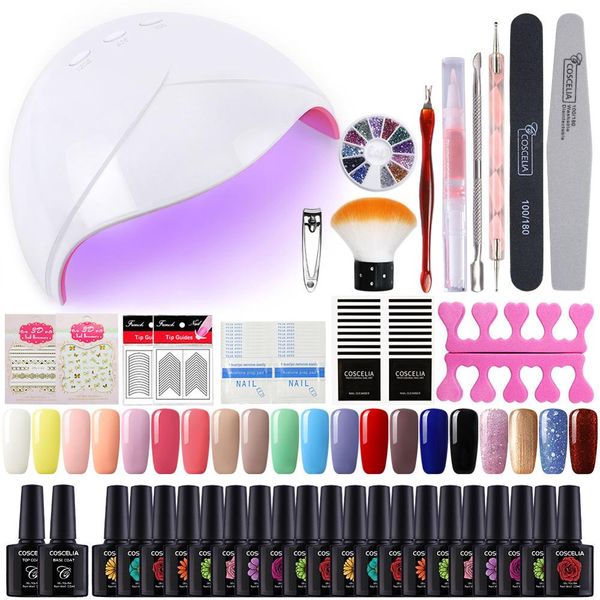 coscelia 20pcs set for gel varnish 10ml gel nail polish set tools for manicure nail kit all manicure art pusher
coscelia 20pcs set for gel varnish 10ml gel nail polish set tools for manicure nail kit all manicure art pusher