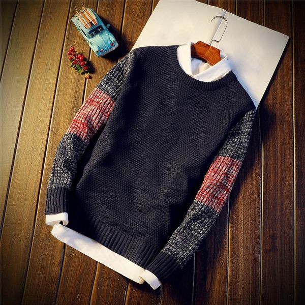 men's autumn winter casual slim gradient stripes print sweater round neck long sleeve pullover knitwear, White;black
men's autumn winter casual slim gradient stripes print sweater round neck long sleeve pullover knitwear, White;black