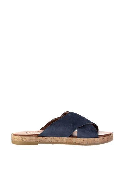 pearl dark blue women 's slippers 120130005419, Black