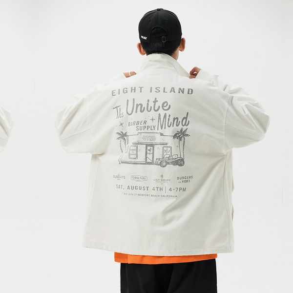 city where the product 2020 spring new style two-color black and white jacket behind printed multi-pockets popular brand coat, Black;brown
city where the product 2020 spring new style two-color black and white jacket behind printed multi-pockets popular brand coat, Black;brown