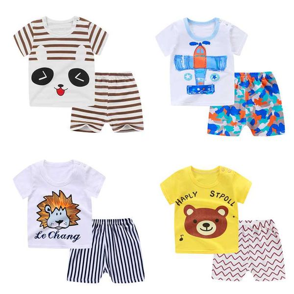 kids home clothing baby boys girls summer outfits set t shirt + shorts 2pcs cartoon bear animal printed suit sleepwear clothes, White
kids home clothing baby boys girls summer outfits set t shirt + shorts 2pcs cartoon bear animal printed suit sleepwear clothes, White