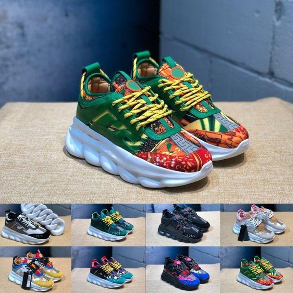 Top Quality Chain Reaction Luxury Designer Shoes Mens Womens 2019 New Fashion District Medusa LUX Chaussures De Homme Femme Size 36-45
Top Quality Chain Reaction Luxury Designer Shoes Mens Womens 2019 New Fashion District Medusa LUX Chaussures De Homme Femme Size 36-45