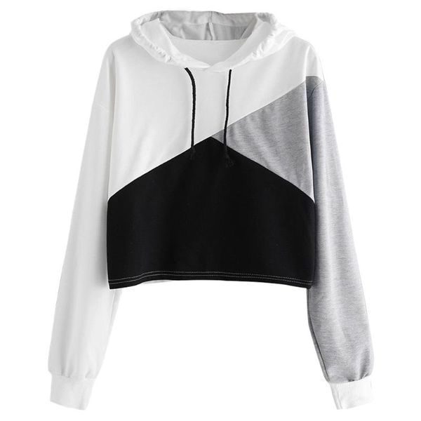 women hoodies patchwork joint autumn winter cotton blend with drawstring sports crew neck long sleeve fashion pullover charming, Black
women hoodies patchwork joint autumn winter cotton blend with drawstring sports crew neck long sleeve fashion pullover charming, Black