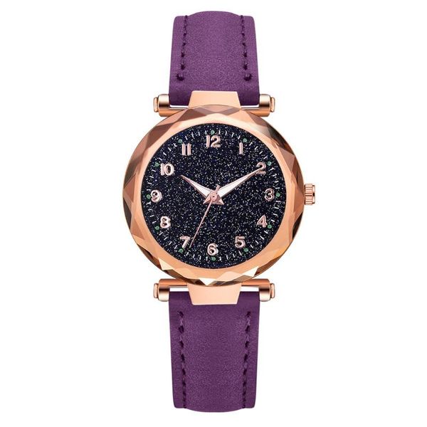 leather strap women starry sky dial watches bracelet ladies clock round quartz wrist watches for women, Slivery;brown
leather strap women starry sky dial watches bracelet ladies clock round quartz wrist watches for women, Slivery;brown