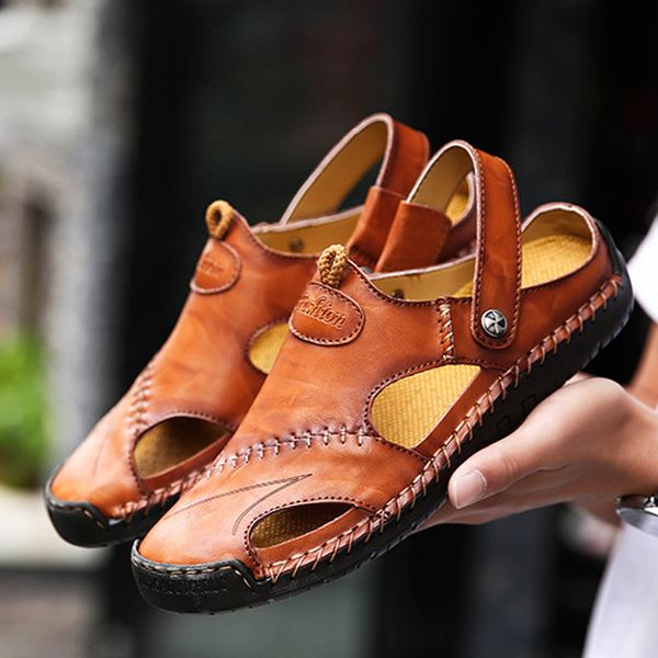 мужчины спорт закрыть toe сандалии лето кожа pu обувь flat тапочки для пляжа fisherman bhd2
мужчины спорт закрыть toe сандалии лето кожа pu обувь flat тапочки для пляжа fisherman bhd2
