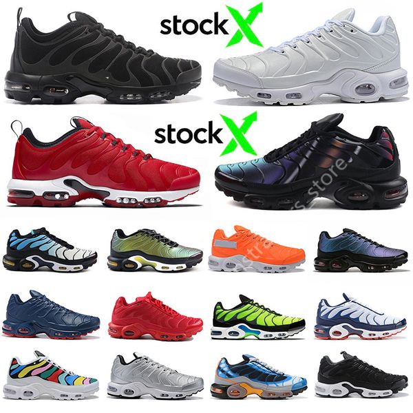 new style just tn plus se running shoes ultra triple black white og hyper blue total crimson tiger women mens trainers sports sneakers
new style just tn plus se running shoes ultra triple black white og hyper blue total crimson tiger women mens trainers sports sneakers