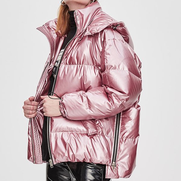 hooded 2019 silver bright loose puffer winter jacket women warm snow wear thicker bread clothes duck down coat female dd007, Black
hooded 2019 silver bright loose puffer winter jacket women warm snow wear thicker bread clothes duck down coat female dd007, Black