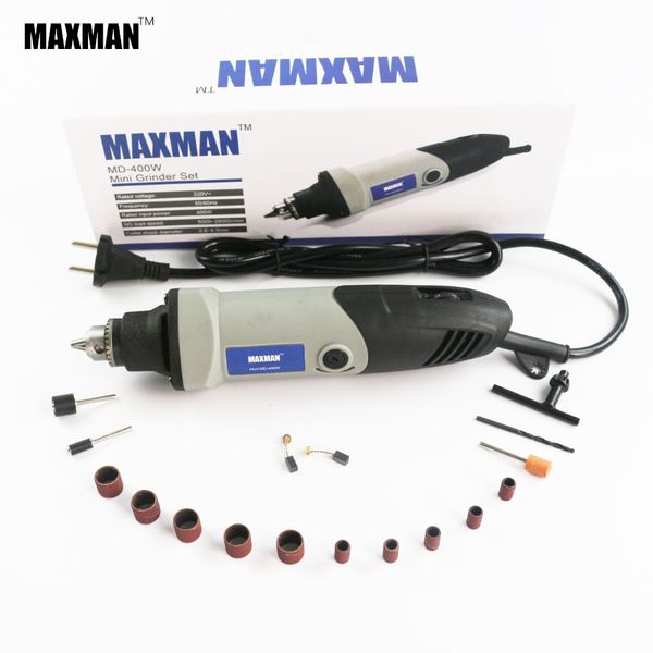 maxman electric 400w mini taladro dremel die grinder 0.6~6.5mm chuck variable speed rotary tool multi power tools ccessories
maxman electric 400w mini taladro dremel die grinder 0.6~6.5mm chuck variable speed rotary tool multi power tools ccessories