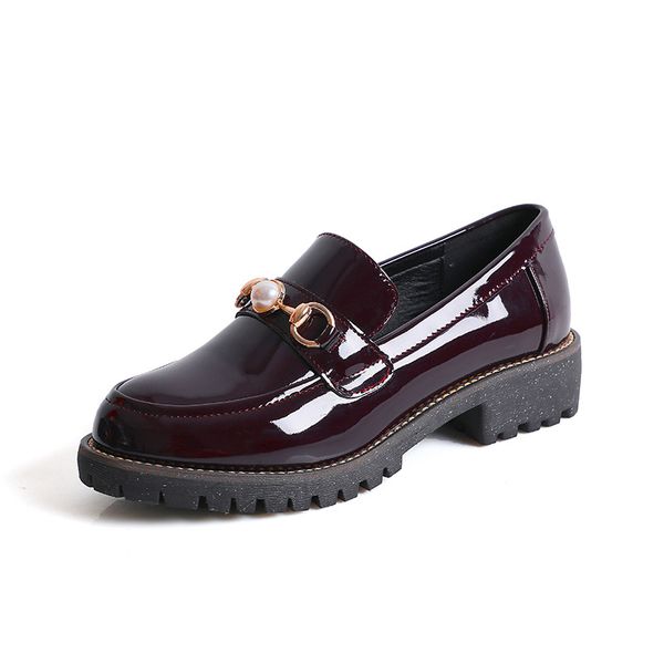 34 to 39 student shoes woman chain shoe thick heel shoe burgundy patent shoes lady buckle oxford shoes zy764, Black
34 to 39 student shoes woman chain shoe thick heel shoe burgundy patent shoes lady buckle oxford shoes zy764, Black