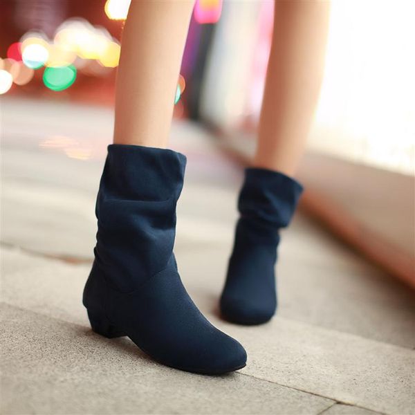 2018 autumn ankle boots women shoes flat heel casual women's fashion autumn boots lady suede boot high quality, Black
2018 autumn ankle boots women shoes flat heel casual women's fashion autumn boots lady suede boot high quality, Black