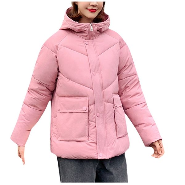 2019 women winter warm parka down jacket pocket casual hooded thick warm slim female jacket overcoat outcoat coat abrigos mujer, Black
2019 women winter warm parka down jacket pocket casual hooded thick warm slim female jacket overcoat outcoat coat abrigos mujer, Black