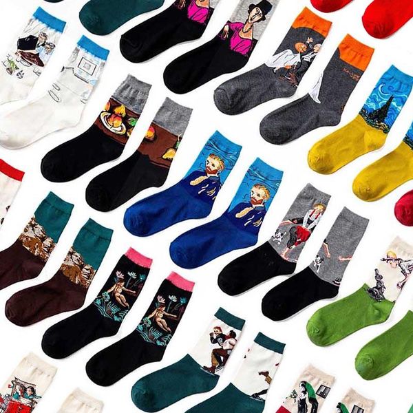 dropshipping autumn winter retro women new art van gogh mural world famous oil painting series men socks funny socks
dropshipping autumn winter retro women new art van gogh mural world famous oil painting series men socks funny socks