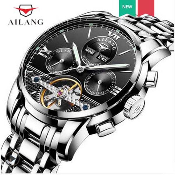ailang automatic mechanical wristwatches leisure calendar week display waterproof watch stainless steel strap gold clock a155, Slivery;brown
ailang automatic mechanical wristwatches leisure calendar week display waterproof watch stainless steel strap gold clock a155, Slivery;brown